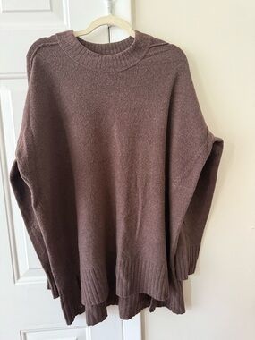 Tunic length sweater